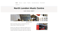Desktop Screenshot of northlondonmusiccentre.co.uk